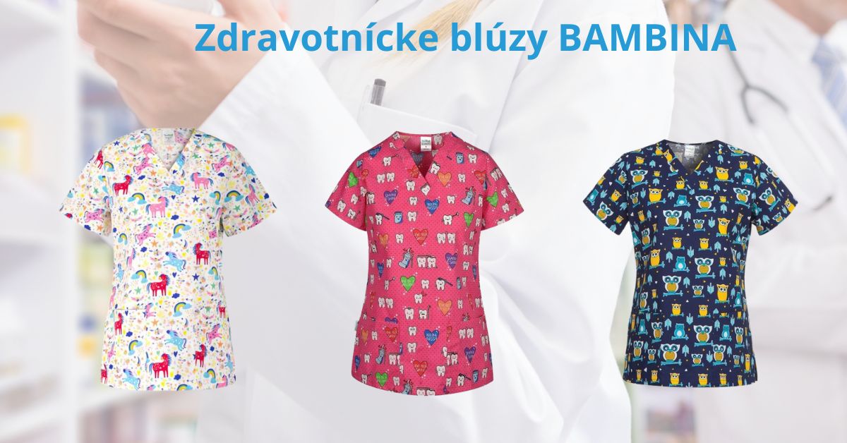 Novinka v našej ponuke zdravotnícke blúzy BAMBINA.