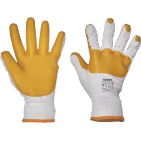 YELLOWHAMMER rukavice povrstvené latexom - 10