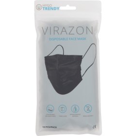 HYGOTRENDY VIRAZON 10ks rúška 3vr čierna
